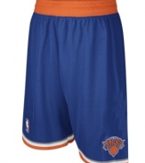 On the court or in the stands, these New York Knicks NBA adidas basketball shorts will let everyone know you're a team player.