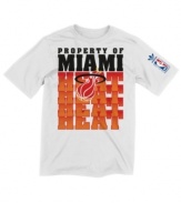 Bring the heat. You'll be ready to light up the courts with a nod to your favorite Miami Heat team with this t-shirt from adidas.