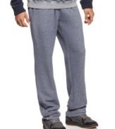 What's out: frumpy, unflattering baggy sweatpants. What's in is this slim fit trendy sweatpants by LRG.