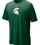 Keep team spirit rolling with this Michigan State Spartans NCAA t-shirt from Nike.