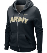 Spread the spirit and cheer on your favorite team with this NCAA Army Black Knights hoodie from Nike.