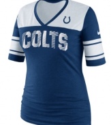 Game on! Make it known Indianapolis Colts fans mean business with this NFL t-shirt from Nike.