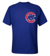 For every pitch, slide and dive, be there to represent your hometown heros with this Chicago Cubs T shirt from Majestic Apparel.