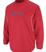 Give credit where it's due. Let everyone know where your support lies with this Boston Red Sox fleece with Therma Base technology from Majestic.