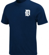 Team up! Get into the spirit of the season by supporting your Detroit Tigers with this MLB t-shirt from Majestic.