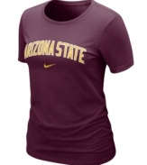 Keep your team pride on display with this NCAA Arizona State Sun Devils t-shirt from Nike.