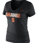 Female Jocks Rule! Display your pride wearing this tee showcasing the Syracuse Orange by Nike.