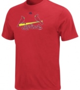 Team up! Get into the spirit of the season by supporting your St. Louis Cardinals with this MLB t-shirt from Majestic.