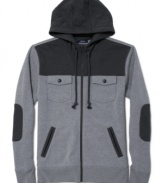 Windy weather calls for some hooded help. This hoodie from American Rag has the style to upgrade your layered look.