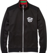 Ready for sleek weekend style? Get to the starting line with this track jacket from LRG.