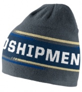 Get your head in the game with this Navy Midshipmen NCAA beanie from Nike.