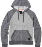 Get a laid-back look that looks like you mean it with this comfortable terry hoodie from Calvin Klein Jeans.