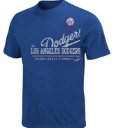 Loud and proud. Get the crowd going and cheer on your Los Angeles Dodgers in this MLB graphic t-shirt from Majestic.