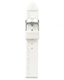 Michele White Watch Strap, 16mm