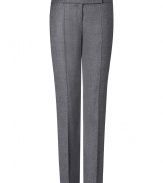 Bring some sophistication to your workweek look with these chic tailored pants from Hugo - Side and back slit pockets, hidden hook closure - Slim fit, ankle length - Pair with a sleek button-down, matching blazer, and dress shoes for an office-to-evening ensemble