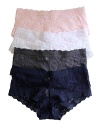 Sultry boyshorts in Hanky Panky's signature floral lace.