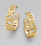 A future classic, this bold yet elegant design will take you from day to night. 14k goldplated brassPost back Imported