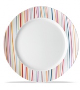 Solid stripes. The Sunny Day Stripes salad plate shines with bright accent colors on a body of durable, double-fired porcelain. Mix with solid Sunny Day dinnerware, also from THOMAS by Rosenthal.