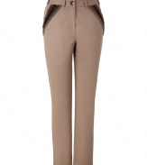 Dress up your casual staples with Steffen Schrauts chic embellished pocket khakis - Embellished side slit pockets, back slit pockets, zip fly, button closure, belt loops - Slim fit, ankle length - Wear with a silk button-down and loafers