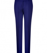 Bring some sophistication to your workweek look with these chic tailored pants from Hugo - Side and back slit pockets, hidden hook closure - Slim fit, ankle length - Pair with a sleek button-down, matching blazer, and dress shoes for an office-to-evening ensemble