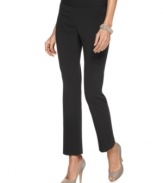 In a classic straight leg, these Alfani trousers are a wear-with-all wardrobe staple!