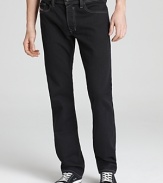 Diesel Safado Slim Fit Straight Leg Jeans in Black Wash