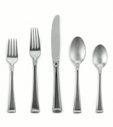 Premier tableware designer Gorham presents superior quality stainless steel flatware in an array of distinctive patterns, to suit your every mood and occasion. The formal Column place settings combine contemporary simplicity with striking neoclassical detailing.