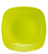 With the chip-resistant durability and fun colors you expect from Fiesta, these Square plates have a bold new shape that's worth celebrating. Ridged edges and a glossy finish bring out all the right angles.