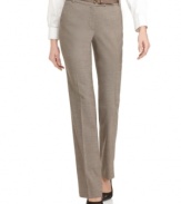 In a classic straight leg, these Calvin Klein Madison trousers are perfect for a polished look!