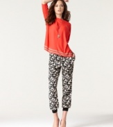 Add irreverent flair to your ensemble with these bird-printed Rachel Rachel Roy pants -- perfect for a quirky-cute look!