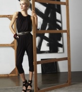 A hot alternative to a dress, this doo.ri for Impulse jumpsuit makes a chic statement when paired with mega-platforms!