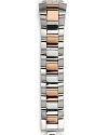 This interchangeable bracelet strap is a classic finish to a Philip Stein watch head.