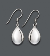 The perfect complement. These polished teardrops by Giani Bernini are the perfect accent piece to any ensemble. Crafted in sterling silver. Approximate drop: 1 inch.