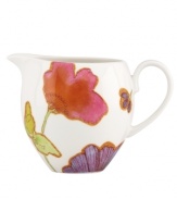 Like bringing a Monet to life, this darling creamer places watercolor beauty in the palm of your hand. Coordinates with the Floral Fusion dinnerware collection by Lenox. Qualifies for Rebate