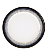 Sturdy and stylish, Denby's Halo salad plate sets the tone for contemporary-cool dining in versatile stoneware.