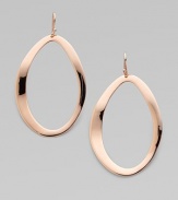 From the Lite Links Collection. Swoops of 18k gold and sterling silver warmly plated with 18k rose gold.18k gold and sterling silver with 18k rose goldplating Length, about 2½ Ear wire Imported