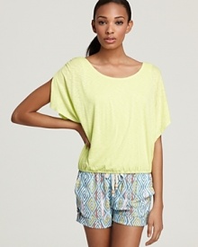 Ella Moss Tee- Ellasentials Flutter Sleeve