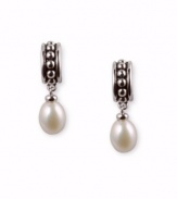 The classic elegance of cultured freshwater pearls mixed with the modern playfulness of sterling silver.