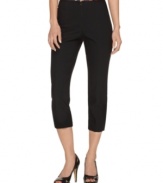 Try Style&co.'s capris for a fresh look! The comfort waistband features internal elastic stretch for a great feel.