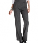 Stock up on Style&co.'s affordable wide leg pants--they're simple and chic for the office when paired with a classic button-up shirt or a silky blouse.