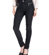 Zippered pockets at the hips lend an edgy look to these Style&co. leggings.