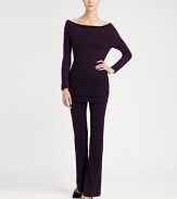 An effortless essential that works with any look, this easy-fit style is finished with a flattering wide leg and crafted from soft, blended cashmere.Ribbed foldover waistWide legsPull-on styleInseam, about 3478% cashmere/19% nylon/3% elastaneDry cleanImported of Italian fabricModel shown is 5'11 (180cm) wearing US size Small.