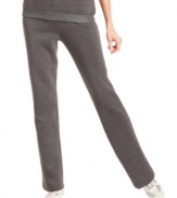 Make yourself comfortable in Karen Scott's nicely priced fleece pants. Pair it with anything from the matching top to an easy tee for weekend-chic style.