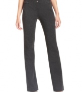 Alfani's sleek straight-leg pants are made special with studded detail at the pockets.