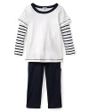 Splendid Littles Toddler Boys' Venice Thermal Twofer Shirt & Pant Set - Sizes 2T-4T