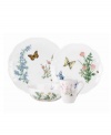 Fresh from the garden, the Lenox Butterfly Meadow Herbs dinnerware set blooms with flowering herbs in a perfect-for-dining play on the beloved springtime motif. Featuring sturdy porcelain with a delicately scalloped edge. Qualifies for Rebate