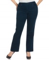 Jones New York Signature's plus size corduroy pants are essentials for your fall/winter wardrobe.