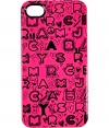 Snap a fun face onto your iPhone with Marc by Marc Jacobs graffiti logo case - Fits 4G iPhones, allover logo print - Stash away in just as bold oversized printed totes