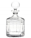 Plan a celebration around Tempo barware by Reed & Barton. Crafted with a simple linear pattern and clear stopper, this cut crystal decanter elevates an event with timeless sophistication.