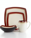 With all the right angles and stoneware that's even oven safe, Gibson's Bustamante dinnerware set offers effortless sophistication for casual modern tables. Reactive glaze adds unique depth and detail to every plate, bowl and mug.